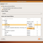 Ubuntu Sound Theme - Sound Preferences