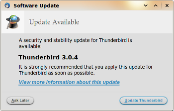 Thunderbird 3.0.4