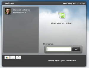 Linux Mint 15 - MDM